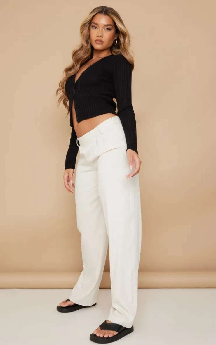 PrettyLittleThing Cardigans*Button Front Knit Cardigan