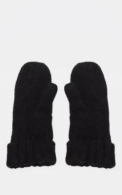 PrettyLittleThing Scarves & Gloves*Cable Knit Mittens