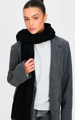 PrettyLittleThing Scarves & Gloves*Cable Knitted Scarf