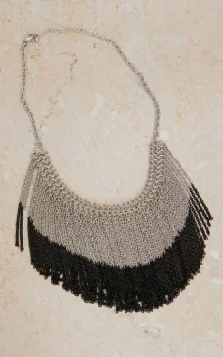 PrettyLittleThing Necklaces*Chainmail Tassel Necklace