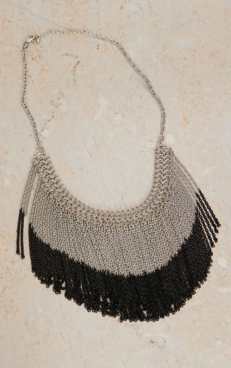 PrettyLittleThing Necklaces*Chainmail Tassel Necklace