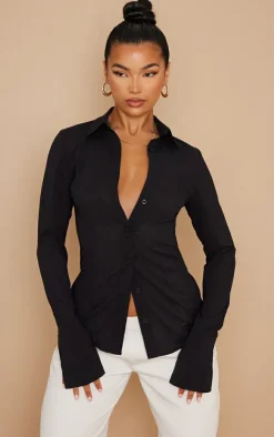 PrettyLittleThing Shirts*Chiffon Fitted Shirt