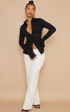 PrettyLittleThing Shirts*Chiffon Fitted Shirt