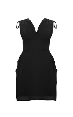 Chiffon Underwire Cut Out Detail Shift Dress-PrettyLittleThing Discount