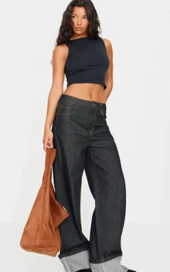 PrettyLittleThing Snatched*Contour Jersey Boat Neck Top