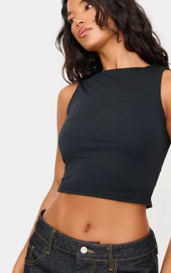 PrettyLittleThing Snatched*Contour Jersey Boat Neck Top