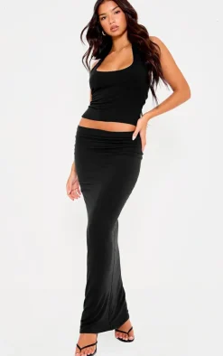 PrettyLittleThing Snatched*Contour Jersey Halterneck Top