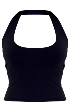PrettyLittleThing Snatched*Contour Jersey Halterneck Top