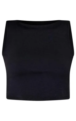 PrettyLittleThing Snatched*Contour Jersey Strappy Back Detail Crop Top