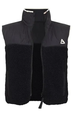 PrettyLittleThing Athletic Jackets*Contrast Borg Crop Puffer Vest
