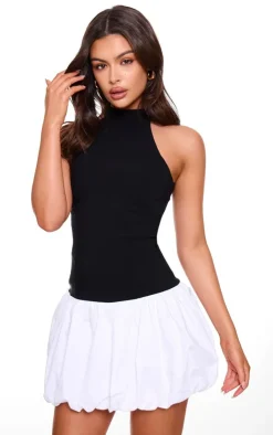 Contrast Puffball Dress-PrettyLittleThing Best