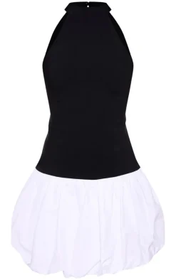 Contrast Puffball Dress-PrettyLittleThing Best
