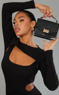 PrettyLittleThing Crossbody Bags*Croc Cross Body Bag