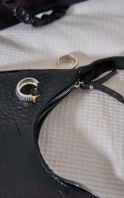 PrettyLittleThing Shoulder Bags*Croc Mini Shoulder Bag