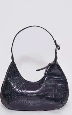 PrettyLittleThing Shoulder Bags*Croc Mini Shoulder Bag