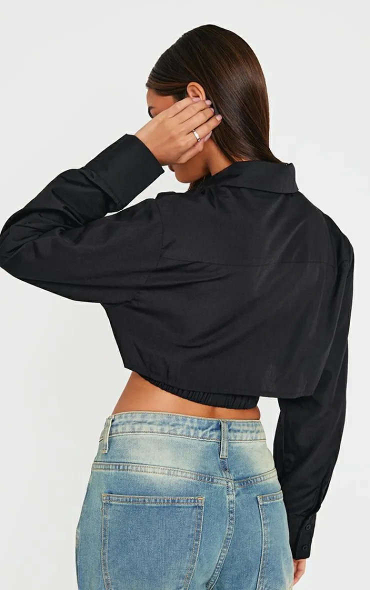 PrettyLittleThing Shirts*Cropped Shirt