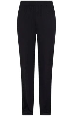 PrettyLittleThing Christmas Shop*Cropped T-Shirt And Wide Leg PJ Set Pants