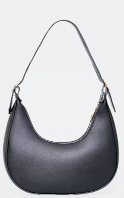 PrettyLittleThing Shoulder Bags*Curved PU Shoulder Bag
