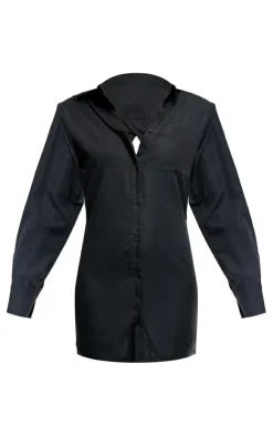 Cut Out Buckle Shirt Dress-PrettyLittleThing Online