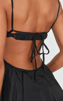 Cut Out Tie Back Shift Dress-PrettyLittleThing Best