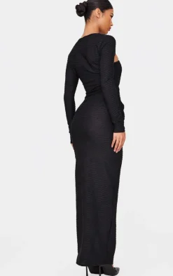 Cut Out Wrap Maxi Dress-PrettyLittleThing Clearance