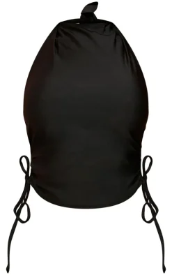 Disco Slinky High Neck Backless Top-PrettyLittleThing Discount