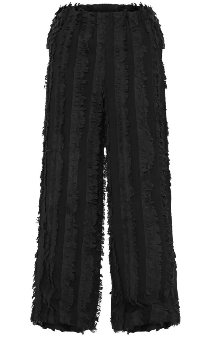 Distressed Low Rise Straight Leg Pants-PrettyLittleThing New