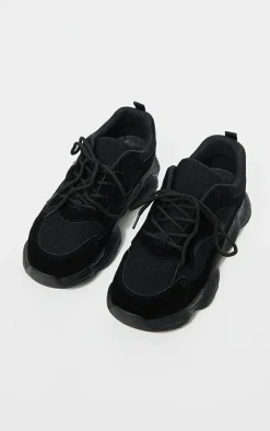 PrettyLittleThing Sneakers*Double Bubble Sole Lace Up Sneakers