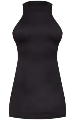 Double Contour Racer Neck Bodycon Dress-PrettyLittleThing Online