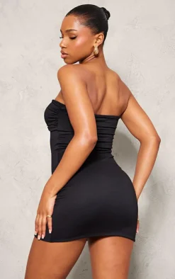 Double Contour Twist Bandeau Bodycon Dress-PrettyLittleThing Clearance