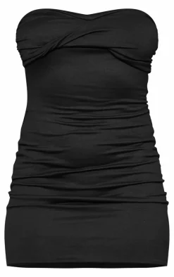 Double Contour Twist Bandeau Bodycon Dress-PrettyLittleThing Clearance