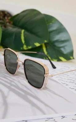 PrettyLittleThing Square Sunglasses*Double Frame Square Sunglasses