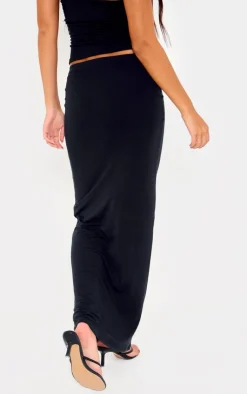 PrettyLittleThing Snatched*Double Layer Contour Jersey Maxi Skirt