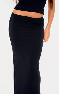 PrettyLittleThing Snatched*Double Layer Contour Jersey Maxi Skirt