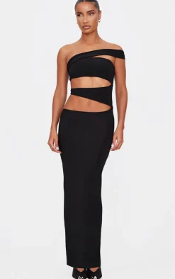 Double Slinky Extreme Cut Out Maxi Dress-PrettyLittleThing Clearance