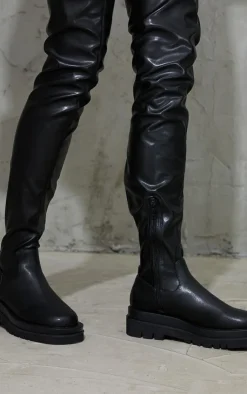PrettyLittleThing Over The Knee Boots*Double Sole Over The Knee Boots