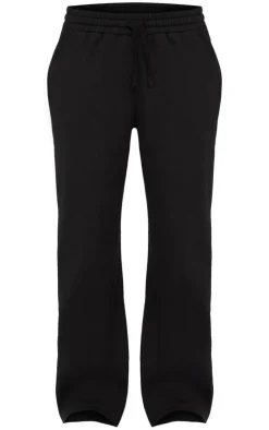 Best PrettyLittleThing Drawstring Wide Leg Sweatpants Black