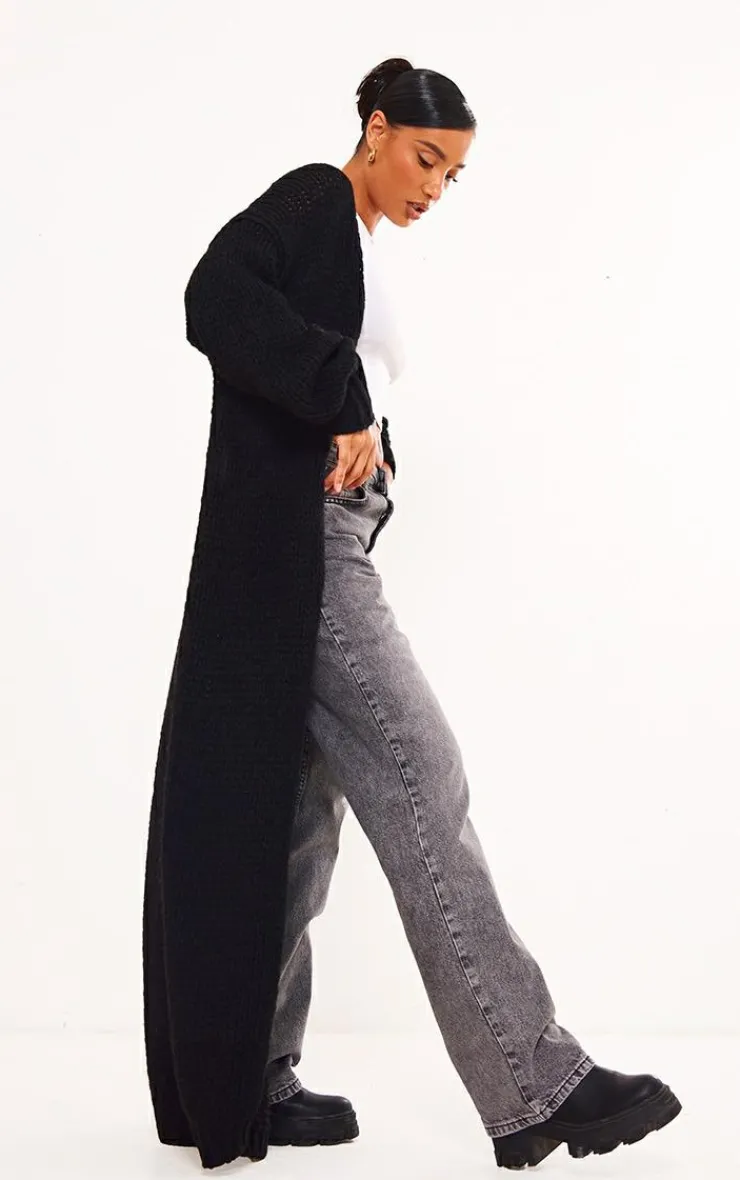 PrettyLittleThing Cardigans*Extreme Chunky Knitted Slouchy Maxi Cardigan