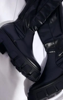 PrettyLittleThing Knee High Boots*Extreme Chunky Sole Knee High Boots