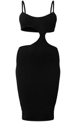 Extreme Cut Out Knitted Midi Dress-PrettyLittleThing Outlet