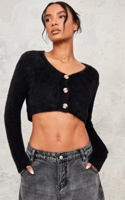 PrettyLittleThing Cardigans*Eyelash Knit Cardigan