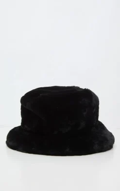 PrettyLittleThing Hats*Faux Fur Bucket Hat