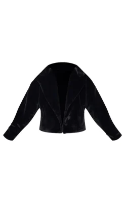 PrettyLittleThing Faux Fur Coats*Faux Fur Cropped Blazer