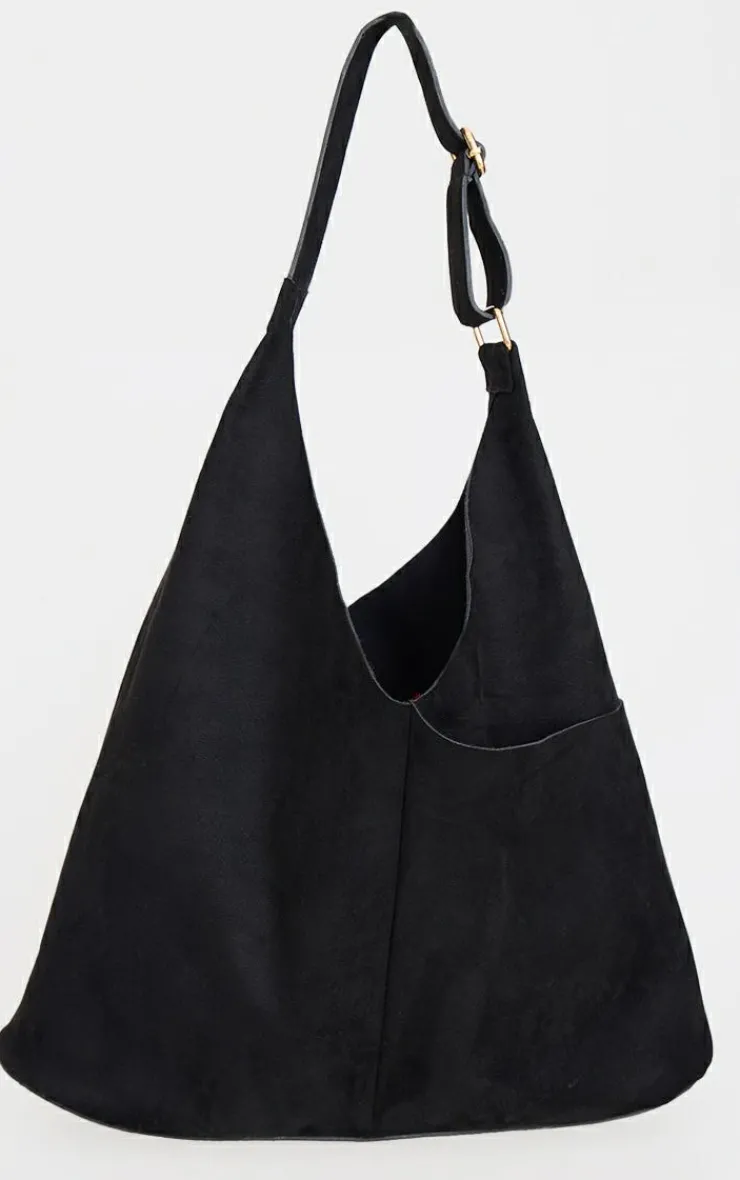 PrettyLittleThing Shoulder Bags*Faux Suede Slouchy Tote