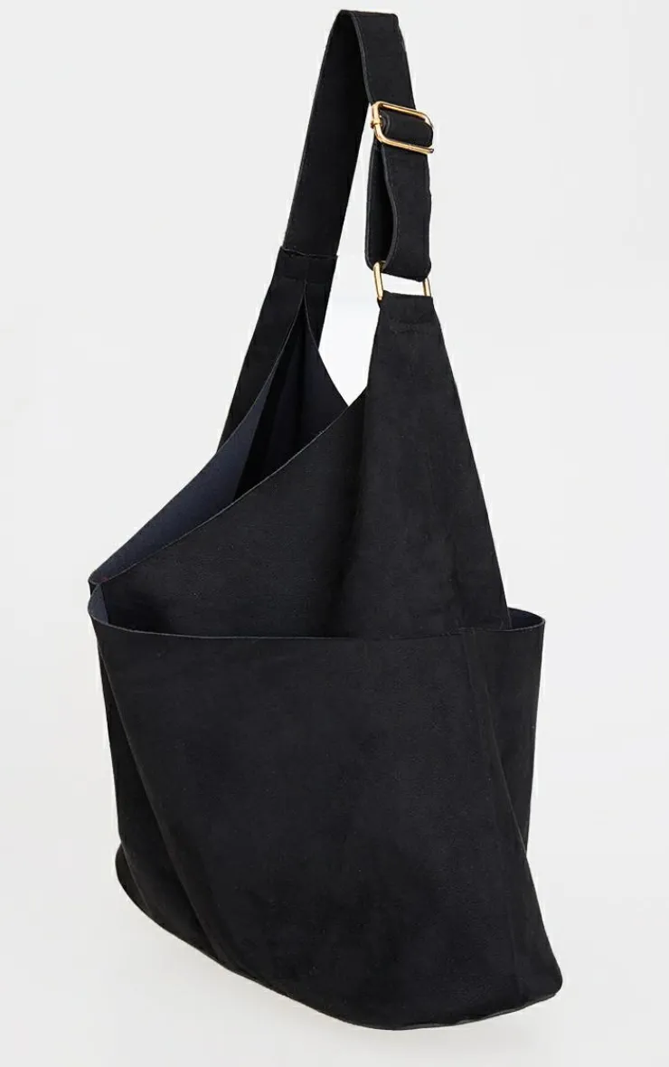 PrettyLittleThing Shoulder Bags*Faux Suede Slouchy Tote