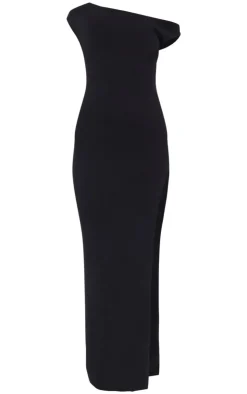 Fine Knit Twist Neck Maxi Dress-PrettyLittleThing Outlet