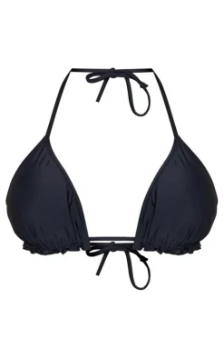 Frill Edge Padded Bikini Top-PrettyLittleThing Clearance