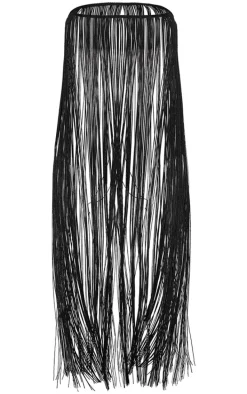 Black Fringe Top