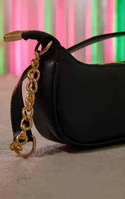PrettyLittleThing Shoulder Bags*Gold Chain Mini Shoulder Bag