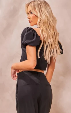 PrettyLittleThing Corsets*Halter Neck Bardot Sleeve Corset